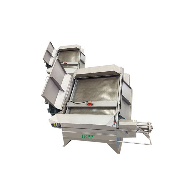 304 Stainless Steel Inclined Solid-Liquid Separator Farm Animal Slaughtering Papermaking Manure Water Treatment Pump PLC Core