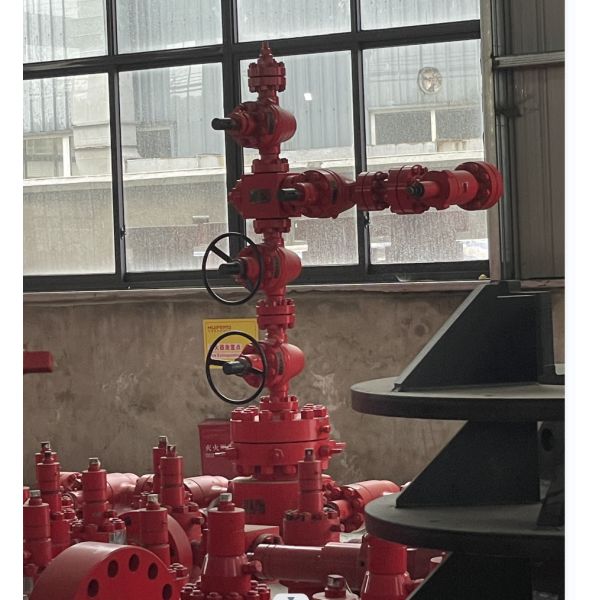 Flanged Connection Christmas Tree Wellhead Threaded Outlet Type