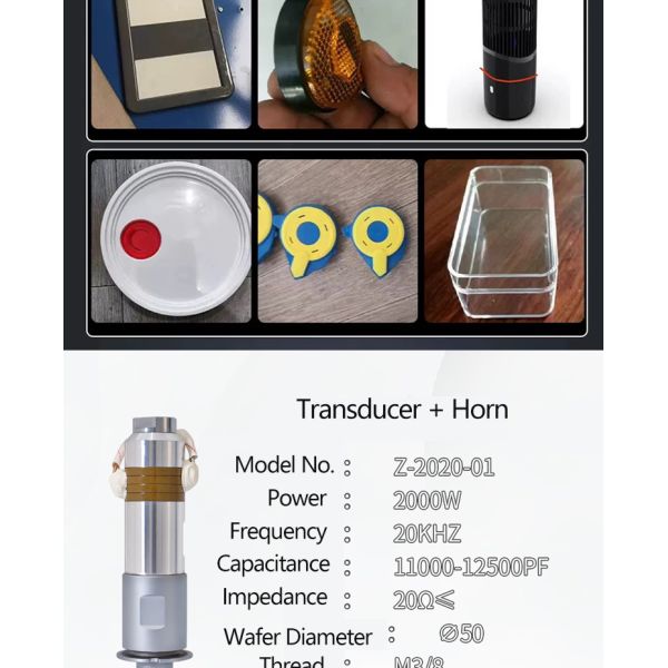 Touch Screen Operation Ultrasonic Card Welding Machine 15KHz 20KHz Frequency