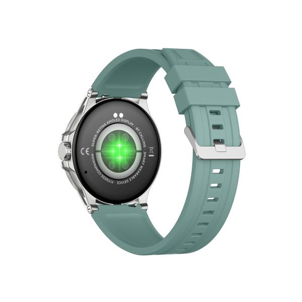 KW256A Bluetooth appelant Amoled Smartwatch ronde avec stockage de musique
