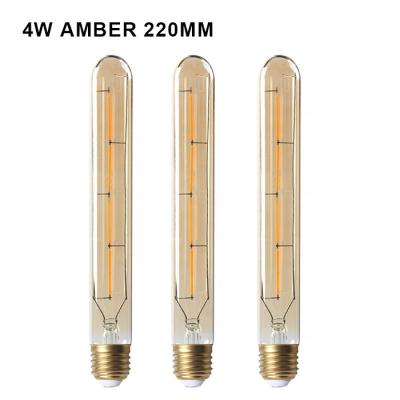 T30 / T32 225mm a mené les ampoules de filament de fantaisie du filament 6w 110v 220v de la lampe E27