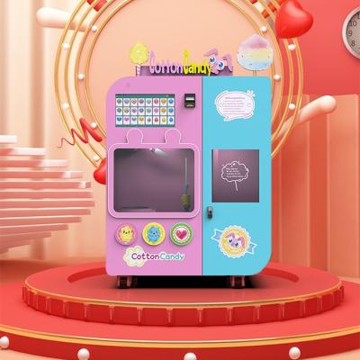 Moeda Bill Fairy Floss Vending Machine 20000 horas de vida útil longa