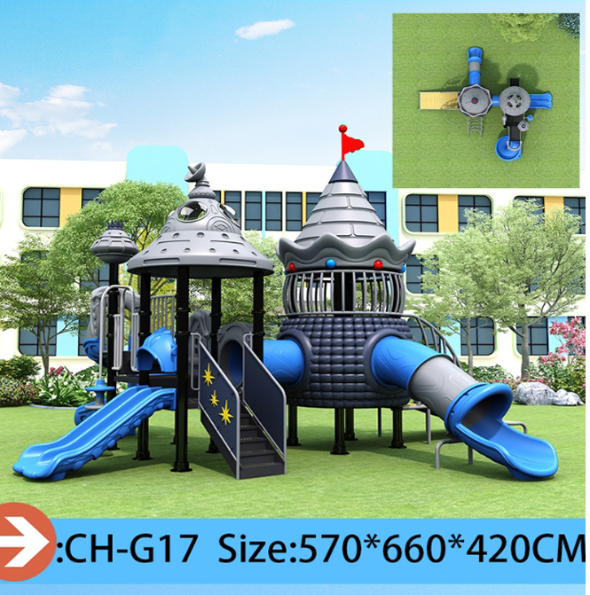 Pumpkin  Robot Theme Large Outdoor Playground Slide  Custom Plastic Combination Slides Climbing Tunnels Adventure Tubes for Parks Kindergartens  Resorts