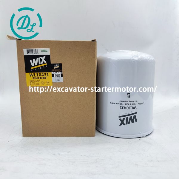 EexcavaStart WIX WL10431 Oil Filter for Excavators OEM Metal Canister