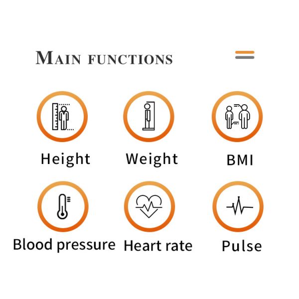Умное кровяное давление больницы масштаба высоты и веса Bmi голоса здоровое