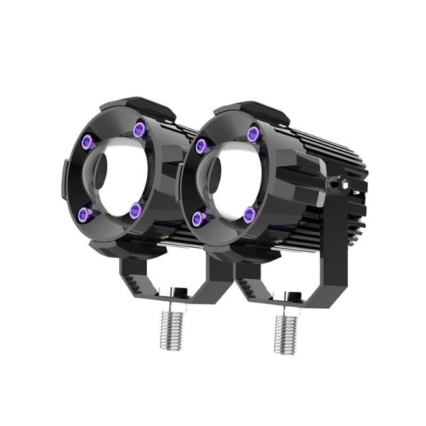 Motorcycle Optical LED Lens Headlight IP67 LED External Spotlight 3000k/6500k/8000k