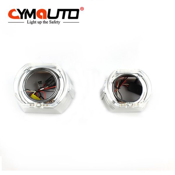 12v / 24vプロジェクター レンズLED 3インチのBiのビームLEDプロジェクター囲い板