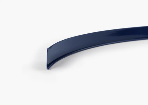 Blue Color J Type Plastic Trim Cap Extrusion Profiles Acrylic Channel Letter Edge 2.0CM