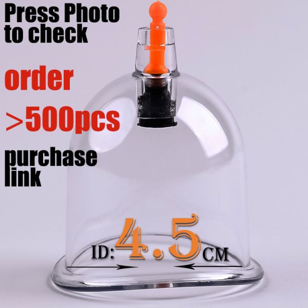 Traditional Chinese Cupping Cups with Massage Function Disposable Plastic Curv Cups