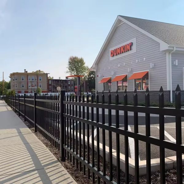 Customization Powder Coated Steel Fence Panels Easy Assembly And Custom Thickness For Solutions