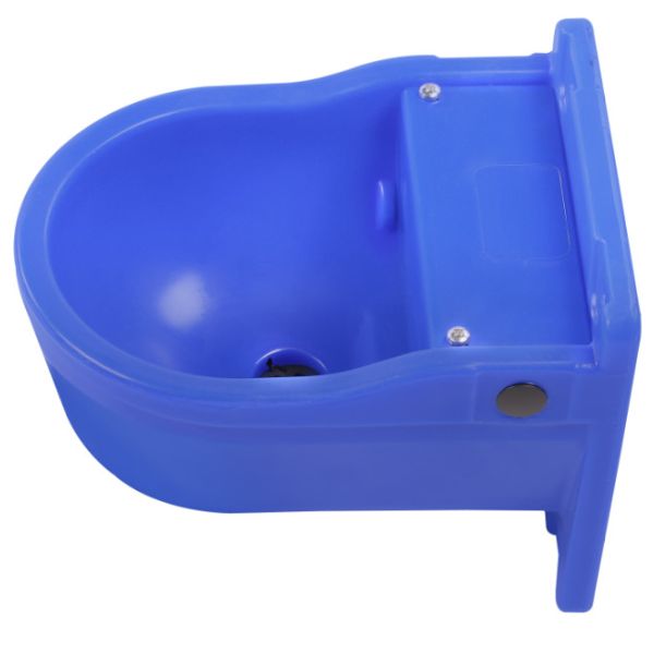 Durable PP Plastic Livestock Water Bowl with 4 L Capacity and Wall Mountable Design for Cattle, Horses, and Sheep