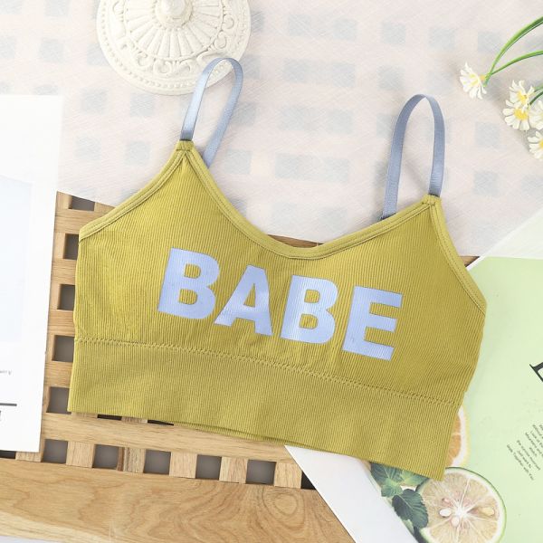 Comfortable Vest Style Girl's Bra High Quality New Arrival 2025 Wholesale Women Vest Style Bra for Slim Girls