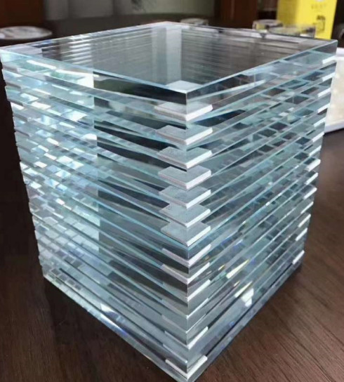 UV Protection Low Iron Extra Clear Glass For Building / Window / Door