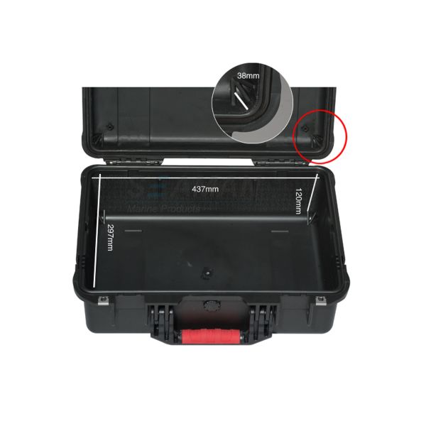 Waterproof Carrying Case for Cameras, Drones, Guns, Pistols and Other Gear