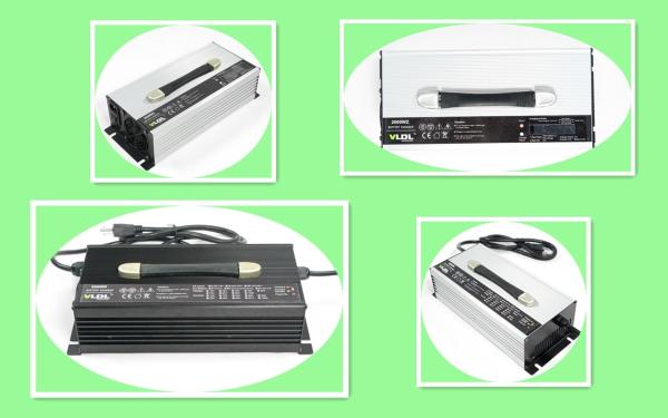 US Input Plug 60A 24V Smart Battery Charger Max 29.2V 29.4V Charging