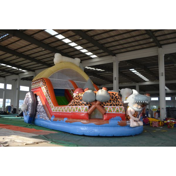 шлюпка пирата брезента PVC 0.55mm раздувная для скакать детей