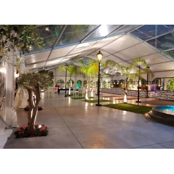 Outdoor Luxury 30x50m Clear Span Tent For Wedding Party