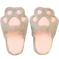 Deslize não deslizadores do luxuoso das crianças da forma da pata do gato de 25cm