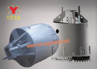 Rotary Drill Carbide Trencher Teeth Abrasion Proof Core Barrel With Three Wing