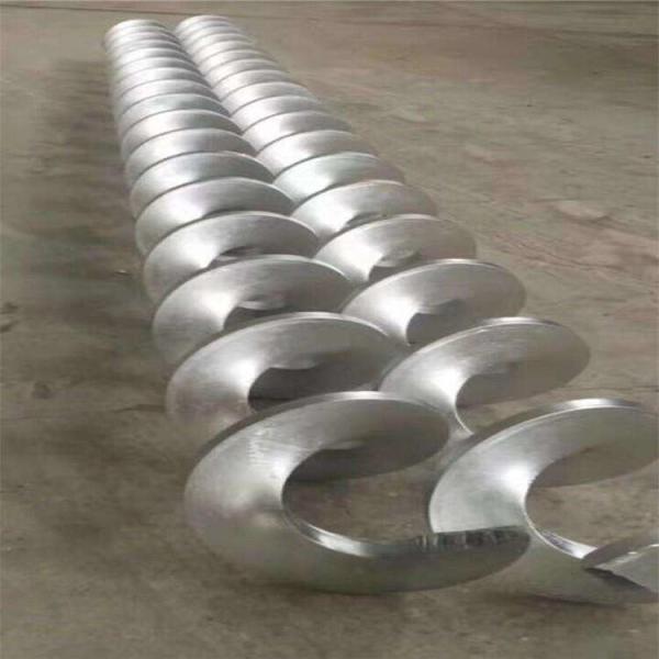 Carbon Steel Q195 Auger Blade Vane Spiral Flight For Material Transportation