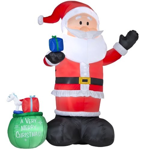 Factory Customized Merry christmas holiday christmas inflatable santa decorations