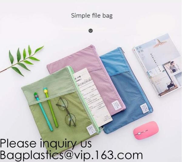 Big Capacity Zipper Pencil Cases with 6 Sides Pen Holder Students Pencil Case with Compartments Stationery Pencil Bags