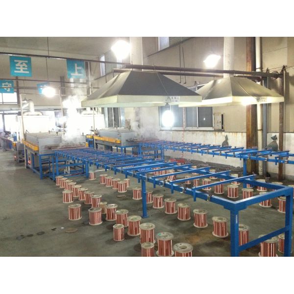High Speed Big Wire Tinning Machine 3.0M Annealing Furnace Length