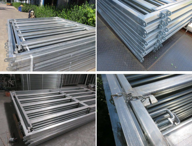 Galvanized Livestock Fence Panels Cattle Corral Panel Set for Riding Arenas