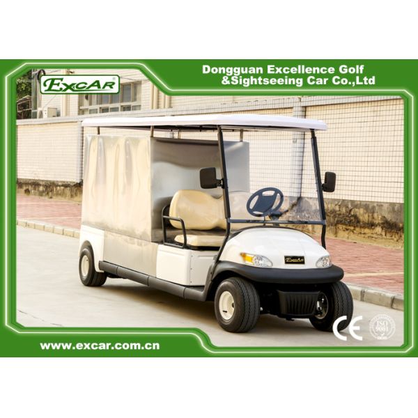 10 Inch Four Wheels Electric Golf Carts STEEL CHASSIS With 2 Seaters