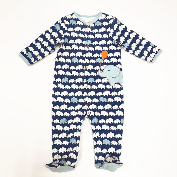Zipper Closure Baby Clothing Bodysuit Rompers for Infants Toddlers in Winter