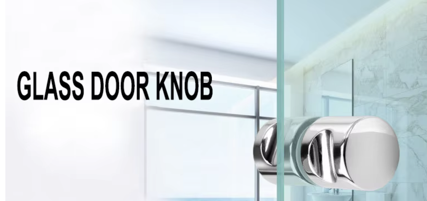 Custom Zinc Alloy Glass Shower Door Knobs Shower Screen Knob