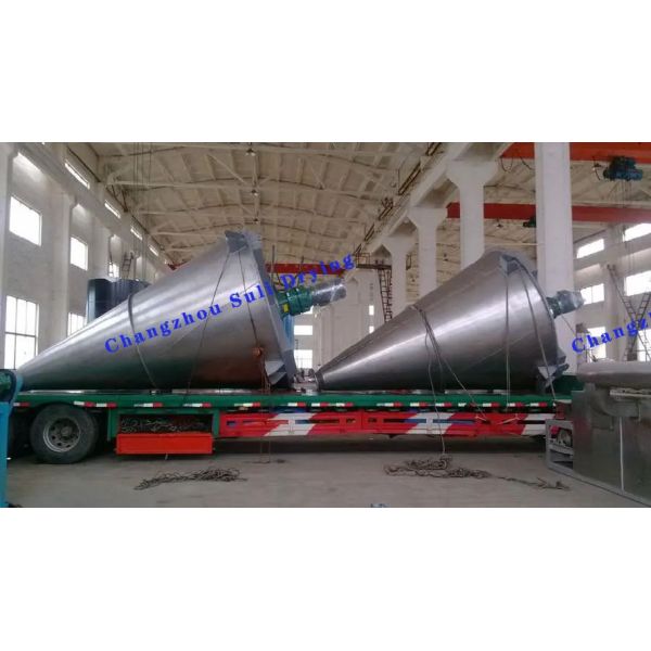 DSH Double Spiral Conical Mixer Steam Heating For Chemical Pharmaceutical Industries
