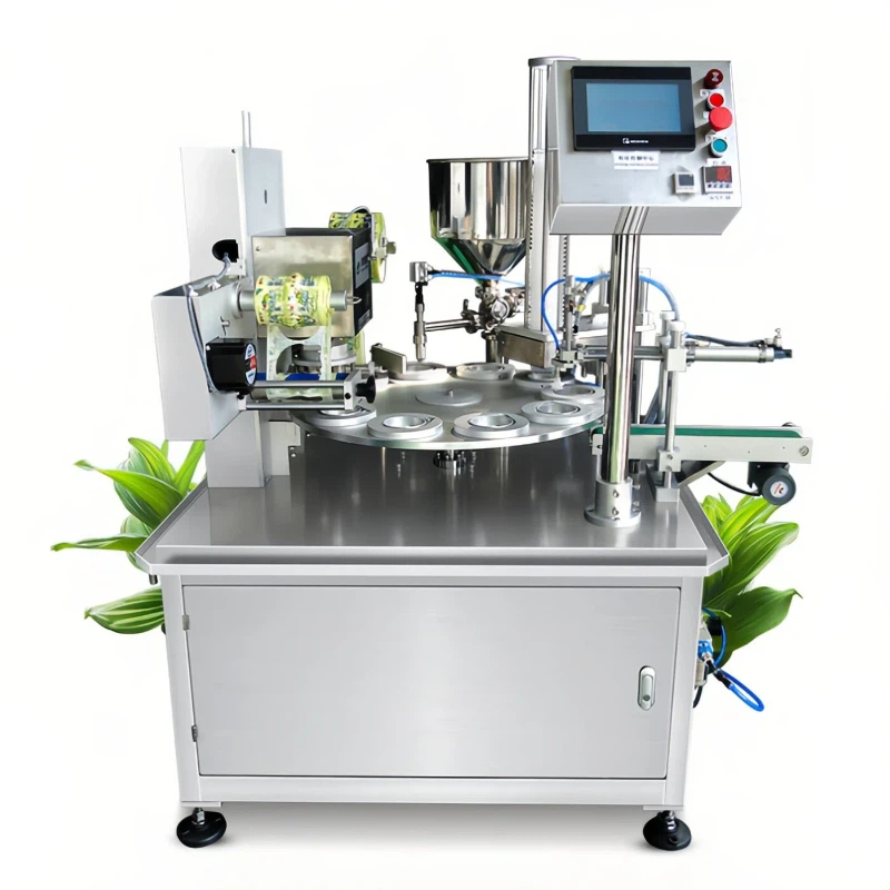 Rotary Yogurt Cup Packing Machine
