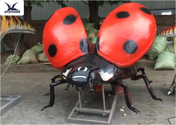 Large Simulated Large Garden Ornaments , Handmade Insect Park Outdoor Garden Statues