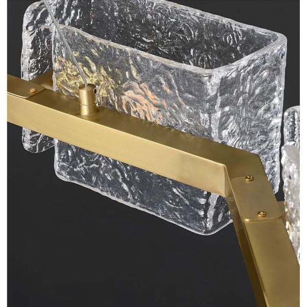 стиль пульсации воды светов шкентеля 3000k 6000k современный дизайнерский декоративный стеклянный