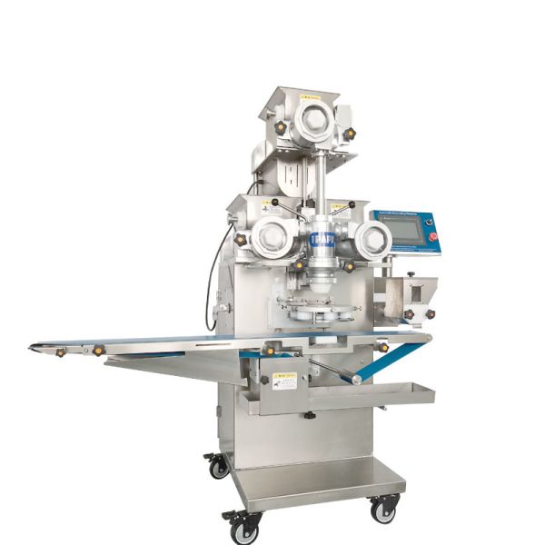Spiral Type Cookie Biscuit P170 Automatic Encrusting Machine Double Filling