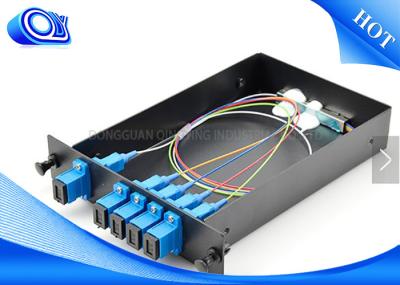 Optical Fiber Couplers For Communication , 1 X 4 Fiber Optic PLC Splitter