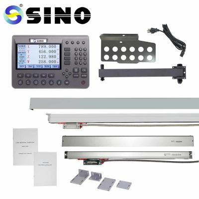 Two Axes Metal LCD Milling Machine DRO 0.005mm Resolution Practical
