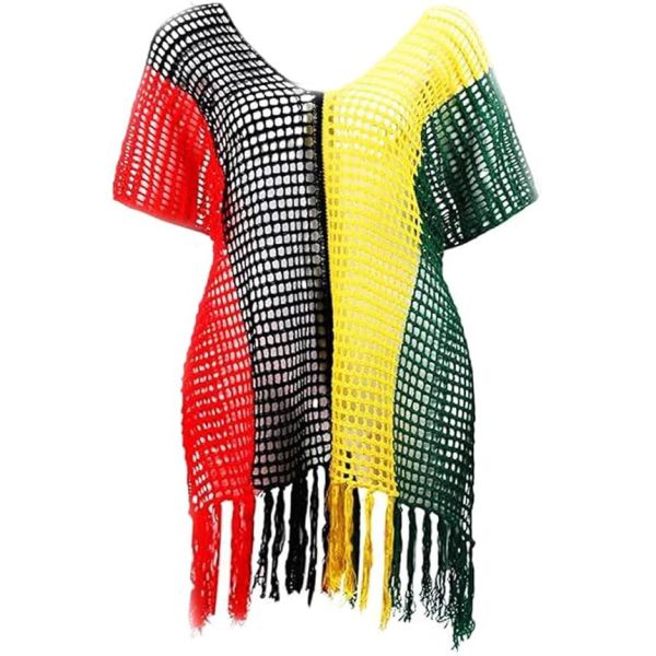 Women Bikinis Cover Up Crochet Swimsuit Cover Up Hollow Out Bathing Suit Cover Up Swimwear Tassels Dress Beach Cover Up for Women Crochet Bikini Cover Ups Beach Pool Swimwear Crochet Dress