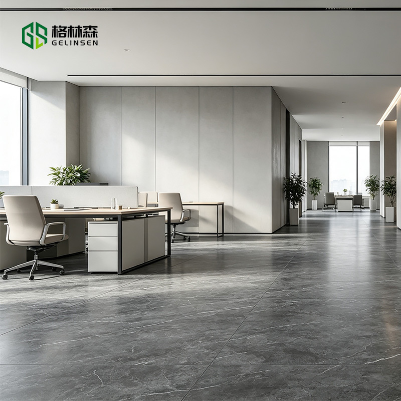 Stone Texture SPC Flooring Waterproof UV Coated Formaldehyde Free Click Lock