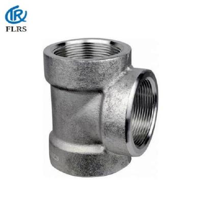 ASME B16.11 galvanizou 3000LB rosqueou o T igual