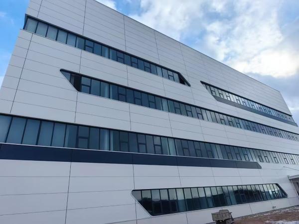 Edificio moderno de almacén prefabricado Taller industrial Sala de fabricación comercial