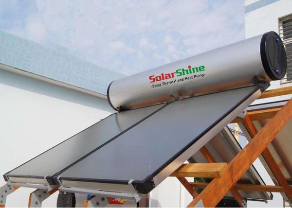 flat plate compact solar water heater 5