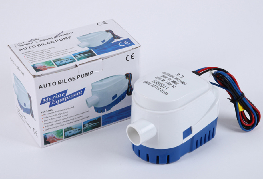 CY-811 1100GPH Full Automatic Power-off Cabin Drainage Bilge Pump Centrifugal Water Pump for Rv Yacht Marine