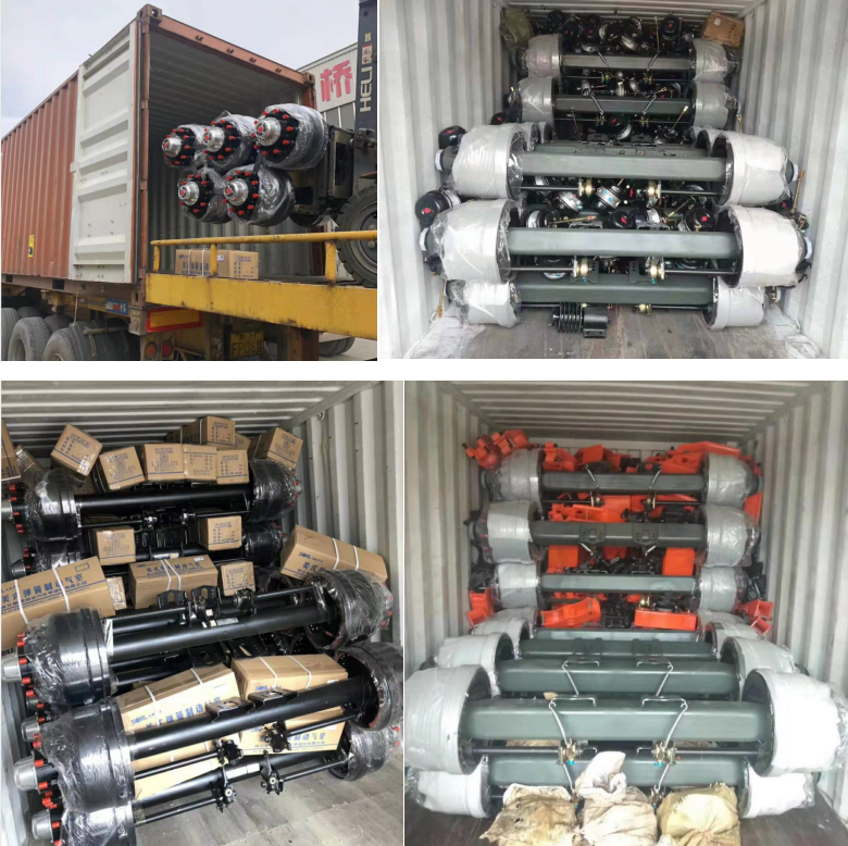 Цапфы трейлера обязанности света 10.5t американца 357kg 1840mm собрания