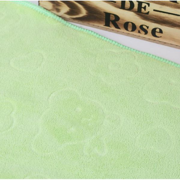 Embossed Face Kitchen Tea Towels Soft Suction Multi Color With Takehara Fiber