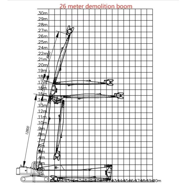 Long Reach Demolition Excavator Demolition Work Excavators