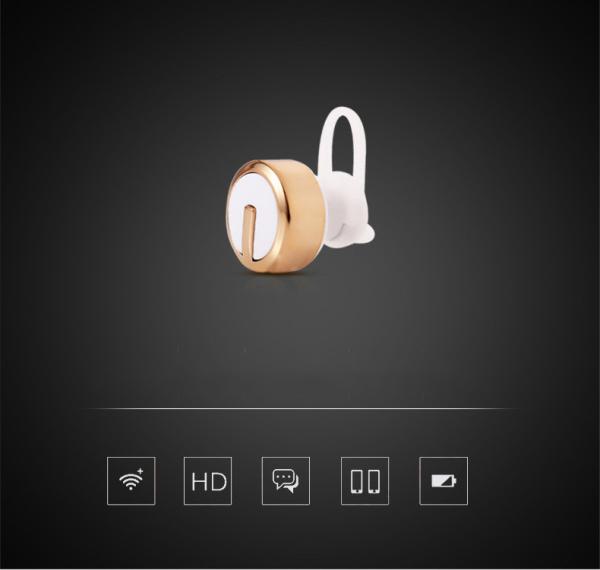 Producentre PDCM99 V4.0 Mini Wireless Headphone Earpiece BT Earphone Stereo Music Call Reminds Handsfree for Mobile Phon