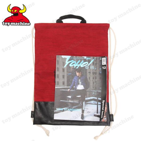 Red Color Cloth Cinch Bags , Letter Pattern Small Fabric Bags With Drawstring