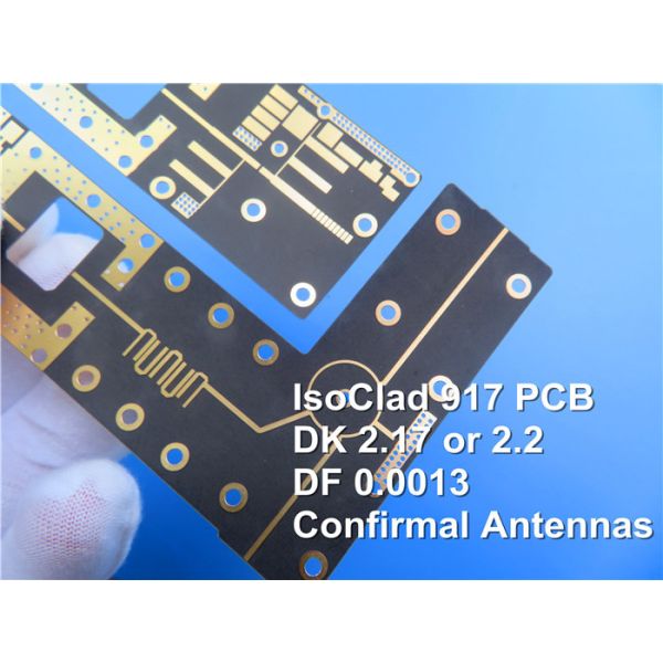 Цепь материалов стеклоткани PCB IsoClad 917 Rogers не сплетенная/PTFE высокочастотная